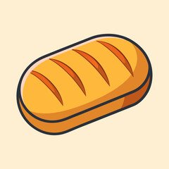 vector illustration of bread