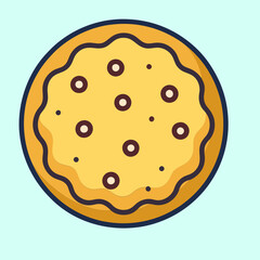 vector illustration of cookies