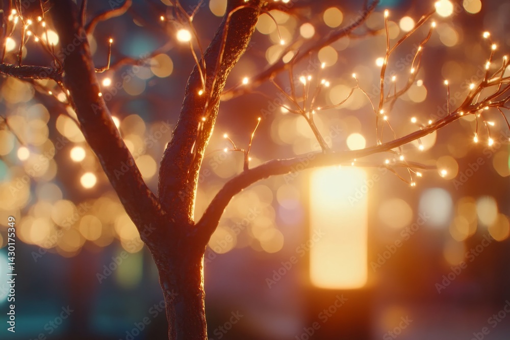 Poster soft glowing light emphasizes interconnected nerve cells and neurons against a clinical background, 