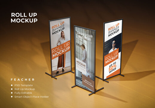 RollUp Mockup Design