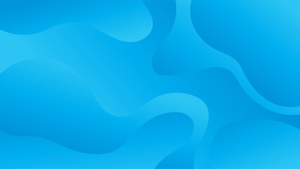 ABSTRACT BLUE GRADIENT BACKGROUND SMOOTH LIQUID COLORFUL BLURRED WITH HAND DRAWN ORGANIC SHAPES DESIGN VECTOR TEMPLATE GOOD FOR MODERN WEBSITE, WALLPAPER, COVER DESIGN 