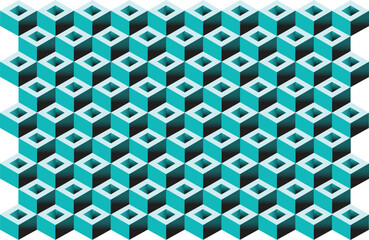 3D Boxes Background Geometric Depth and Modern Design Adobe Illustrator Artwork