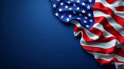 Obraz premium United States Patriotic Banner.