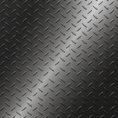 Textured Metal Surface with Embossed Diamond Pattern