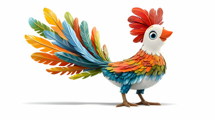 Fototapeta premium Vibrant Parrot Illustration