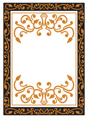 Graceful Wedding Design with Ornamental Frames