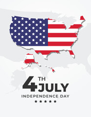 United States Independence Day celebration 4th July.