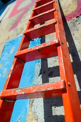 A ladder with the word progress written on it