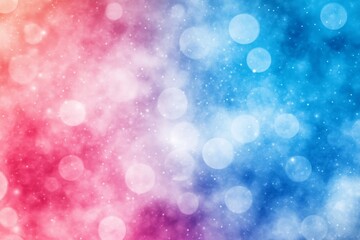 Obraz premium This warm and festive background features soft circles of light in pink, blue, and peach tones, creating a dreamy atmosphere perfect for holiday celebration