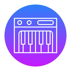 Piano keyboard Icon