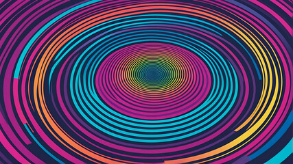 abstract colorful background with circles