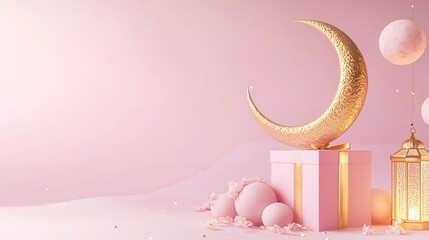 Elegant Arabic Calligraphy and Decorative Patterns for Eid al-Adha Greetings