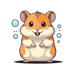 Cute turtle Hand Cartoon Vector Icon Illustration Animal Nature Isolated Flat Cute octopus cartoon