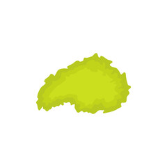 Top view green tree illustration 