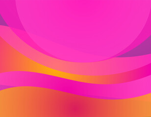 Vibrant Abstract Gradient Background with Pink, Orange, and Purple Waves
