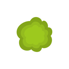 Top view green tree illustration 