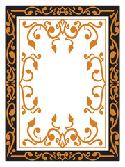 Elegant Wedding Border Using Ornamental Frames