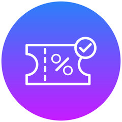 Discount Coupon Icon