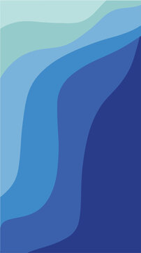 abstract background with blue waves