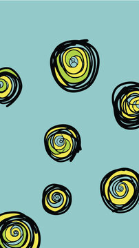 seamless pattern with circles