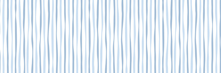 Wide coastal white and blue sophisticated vertical vector stripes, retro elegant traditional texture banner, wavy stripe abstract print cover design