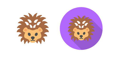 Hedgehog Vector Icon