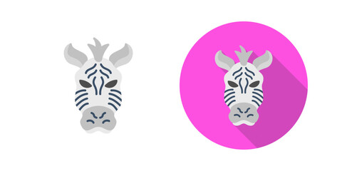 Zebra Vector Icon
