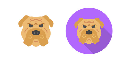 Bulldog Vector Icon