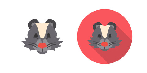 Skunk Vector Icon