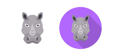 Rhino Vector Icon