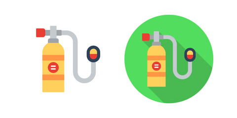 Oxygen Tank Vector Icon