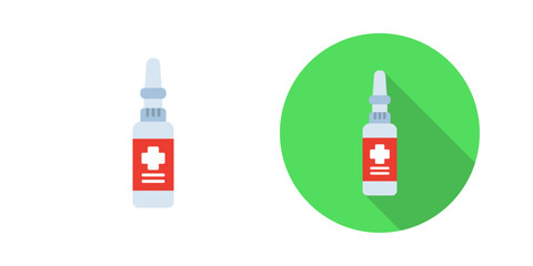Nasal Spray Vector Icon