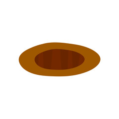 Ground hole vector illustration 