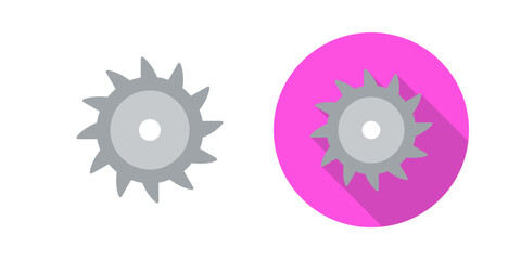 Saw Blade Vector Icon