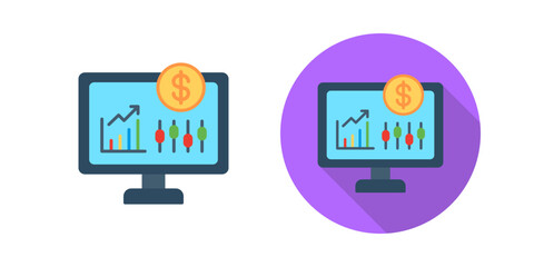 Stock Market Vector Icon