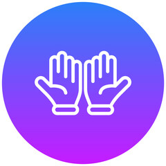 Obraz premium Gloves Vector Icon