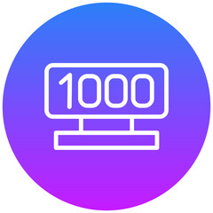 Taxi Meter Vector Icon