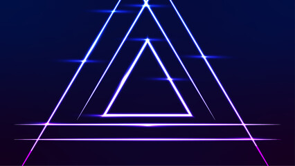 Abstract neon lights background illustration