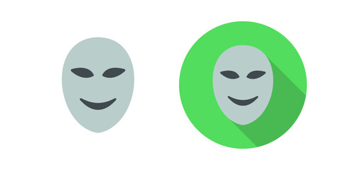 Ancient Face Mask Vector Icon