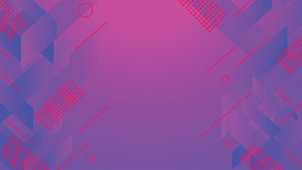 Obraz premium Blue and Purple Abstract Geometric Vector Background for Slide Background
