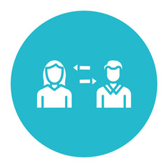 Two Way Communication Icon