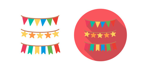 Garlands Vector Icon