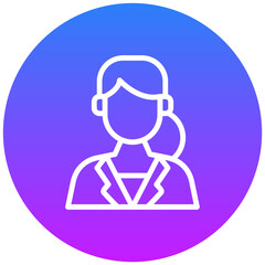 Data Scientist Female Icon