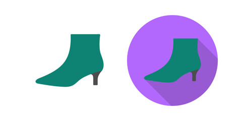 Boots with Heels Vector Icon