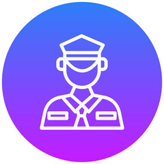 Obraz premium Policeman Icon