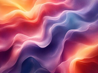 Fototapeta premium Abstract Nebula of Colors: An abstract artwork depicting swirling, ethereal forms of vibrant colors, creating a visually stunning display that evokes feelings of awe and wonder.