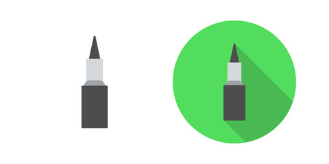 Kajal cosmetics Vector Icon