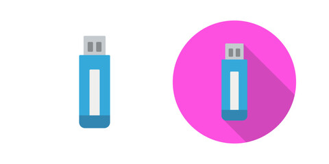 USB Drive Vector Icon