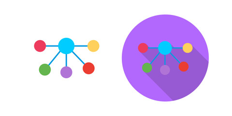 Nodes Vector Icon