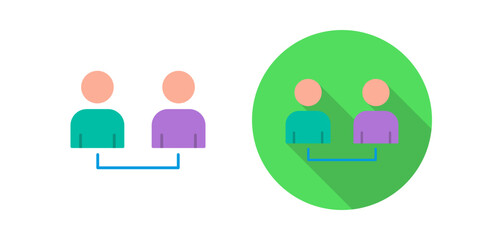 Connected Users Vector Icon